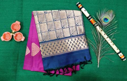 SOFT SILK SAREE WITH BLOUSE